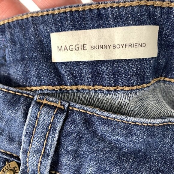 Kut from the Kloth Maggie Skinny Boyfriend Jeans Size 6 Cropped - Picture 5 of 11